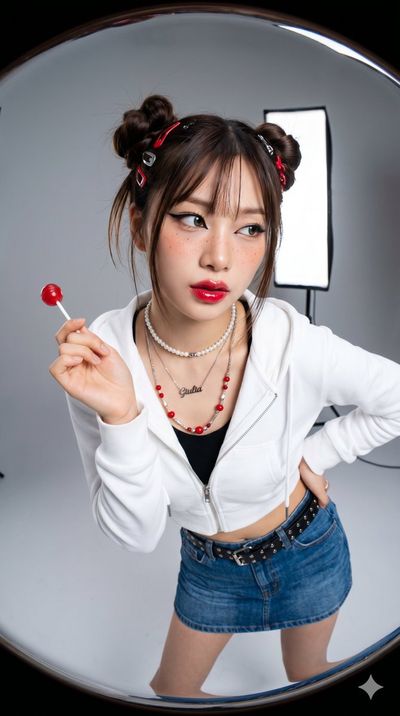 Bold Confidence with a Lollipop