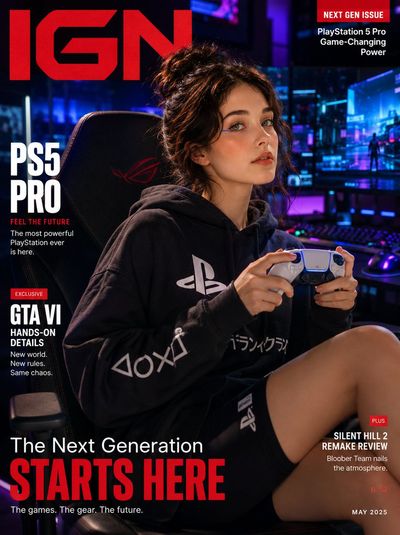 Korean gamer in neon-lit battlestation grips DualSense with focus