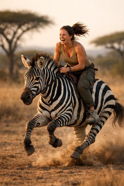 Galloping Joy: A Wild Ride Across the Savannah