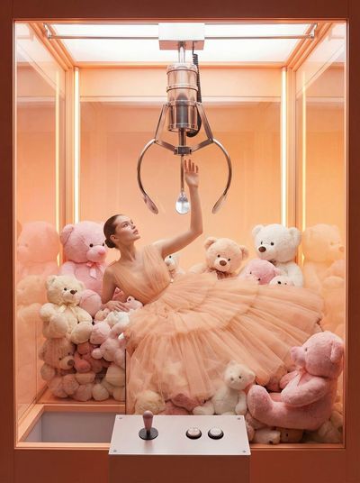 Couture Meets Surrealism in a Giant Claw Machine