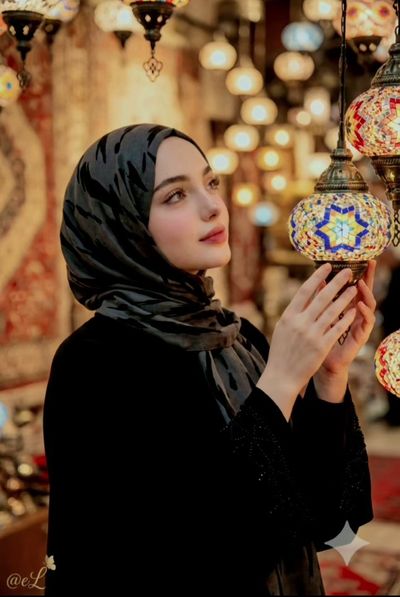 Grace in the Bazaar: A Portrait of Quiet Elegance