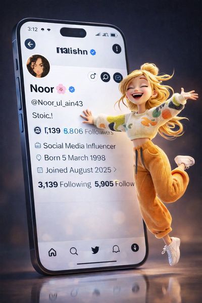 Whimsical Tech: A Playful Portrait with a Modern Twist