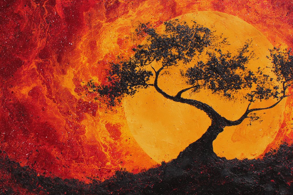 Sunstorm Silhouette
