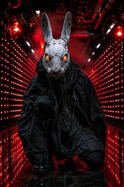 Mechanical Guardian of the Dystopian Alley