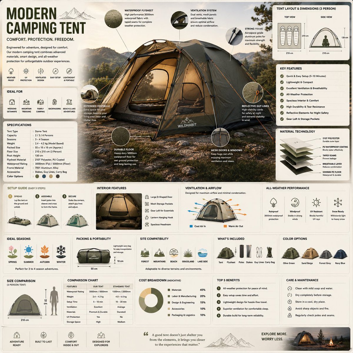 The Future of Camping: An Infographic Guide to Modern Gear