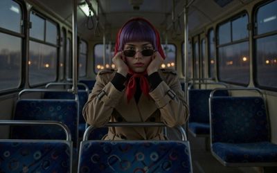 A Quiet Ride Through the City Night
