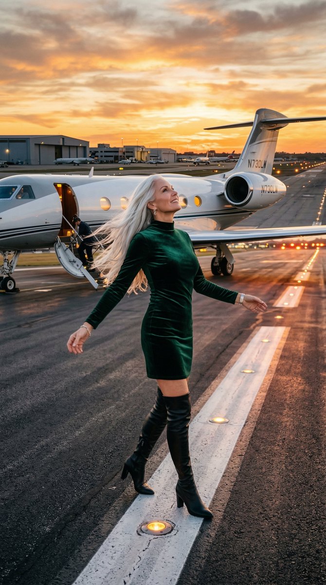 Skyward Elegance on the Runway