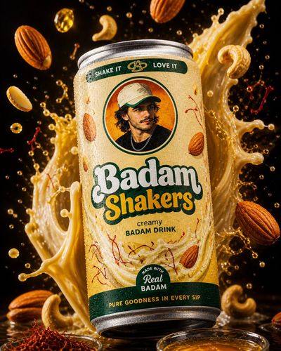 Badam Shakers: A Bold, Creamy Beverage in Motion