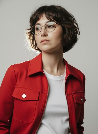 Minimalist Studio Fashion Portrait