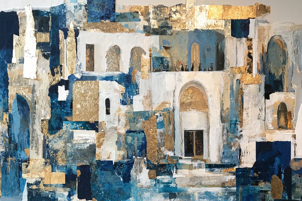 Emotional Fragmentation: Abstract Expressionism in Mixed Media
