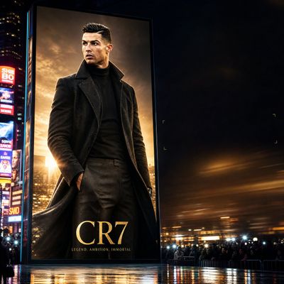 Striking Billboard Design for a High-Budget Fashion Film