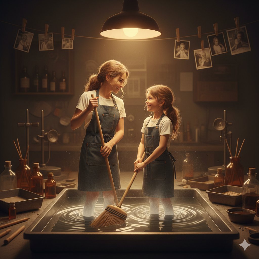 Luminous Memories: A Darkroom Bond