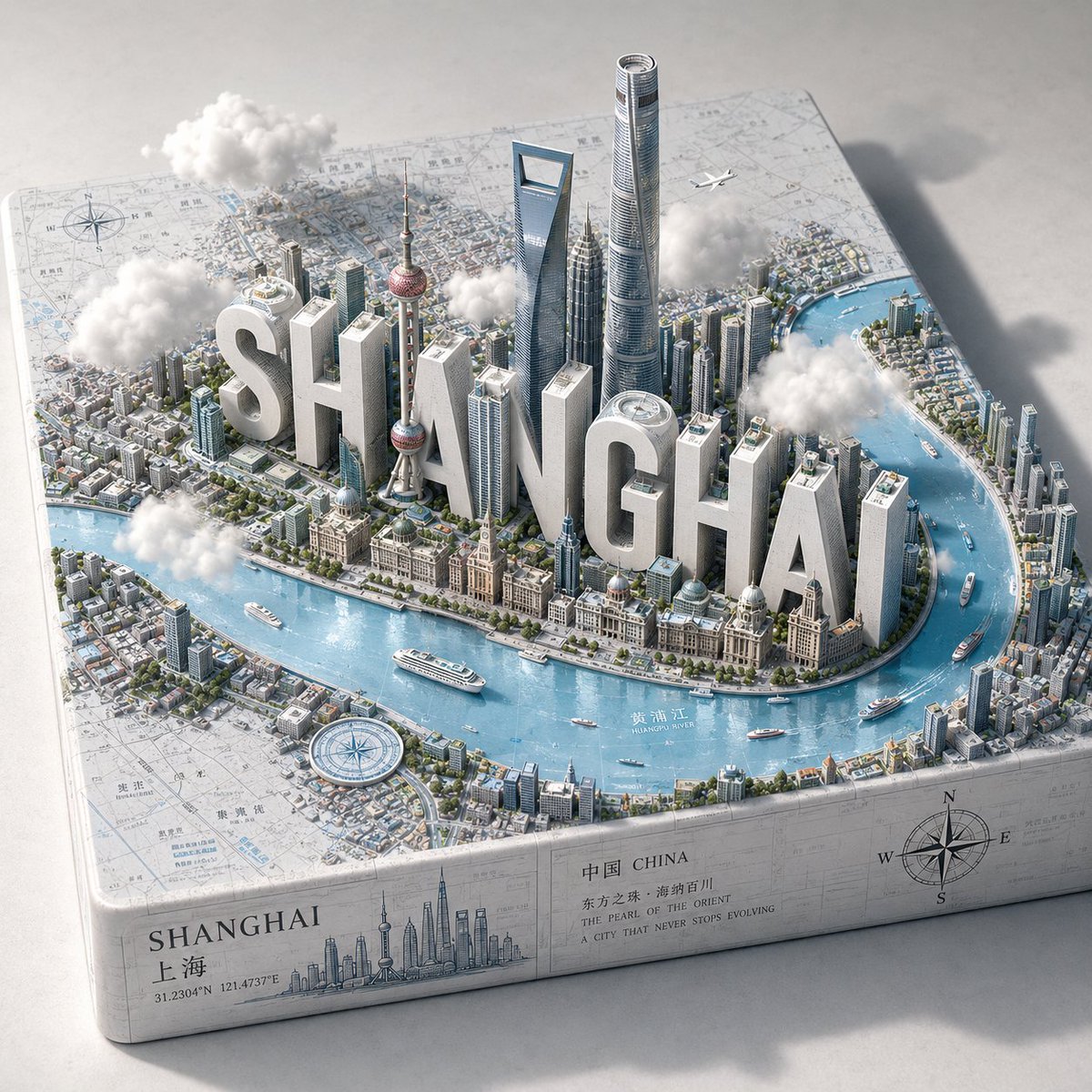Urban Wonders: 3D Diorama of Iconic Cities