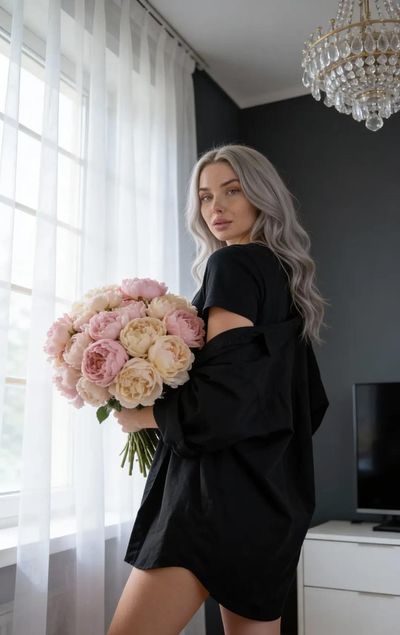Elegance in Simplicity: A Woman's Moment