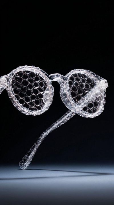 Transparent Elegance: Bubble Wrap Fashion Unveiled