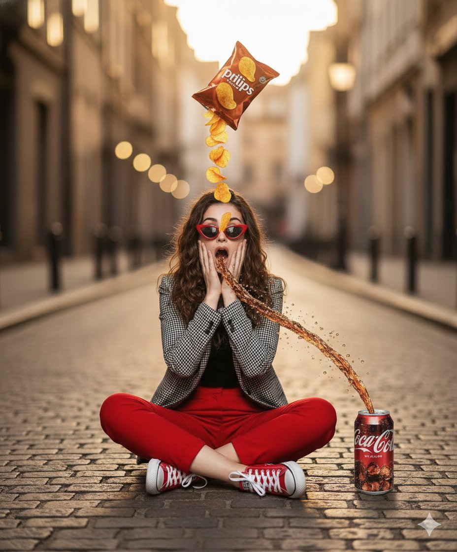 Golden Hour Snack Levitation