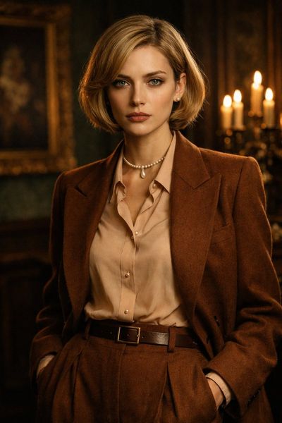 Timeless Elegance in a Cinematic Setting