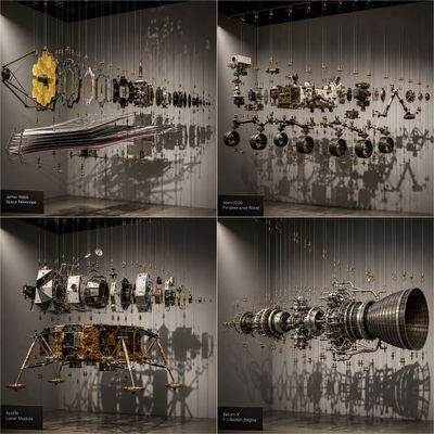Disassembled Wonders: The Art of Mechanical Complexity