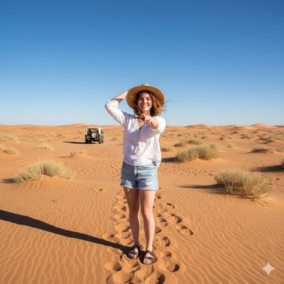A Desert Breeze and a Joyful Smile