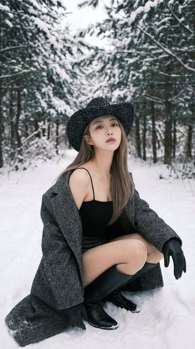 Frozen Resolve: A Winter Standoff in the Snow
