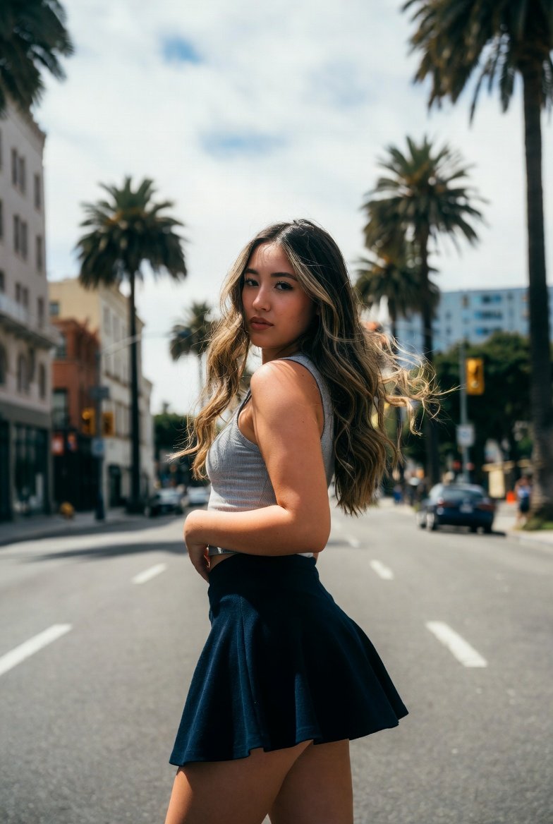 Golden Hour Dream: A Hollywood Adventure