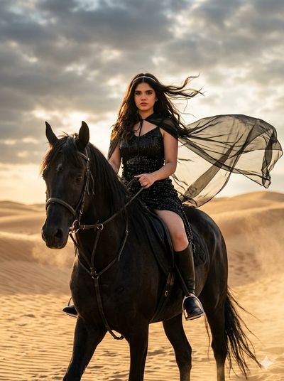 Majestic Grace Amidst Desert Winds