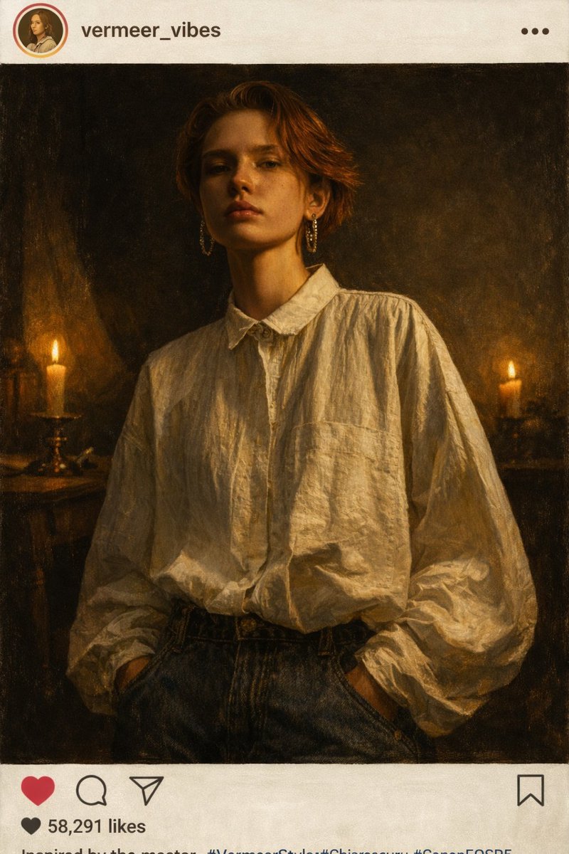 Timeless Elegance: A Modern Vermeer