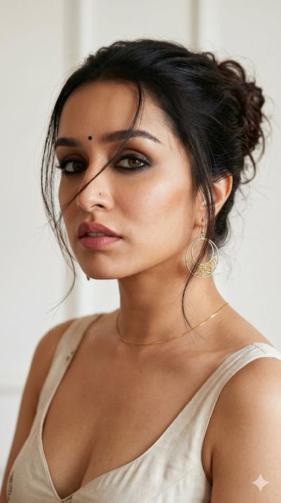 Soft Elegance: A Modern Indian Portrait