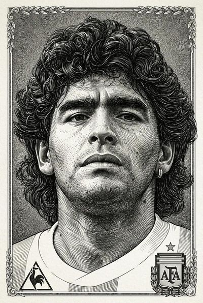 Intricate Linework Portrait