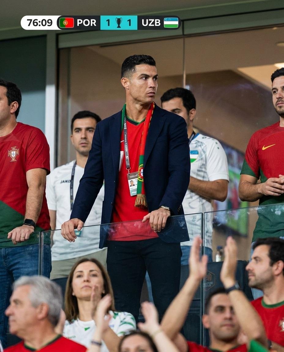 Hijab-wearing fan watches World Cup match from VIP suite