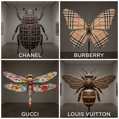 Insects Transformed into Haute Couture
