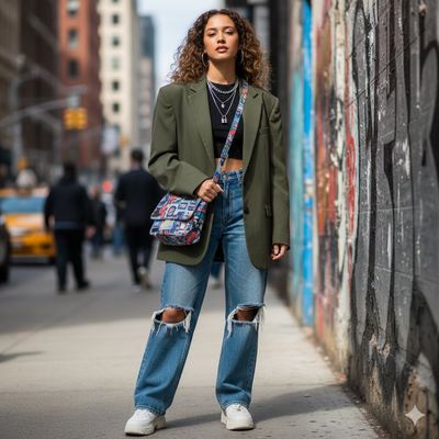 Urban Confidence: A Fashion-Forward Street Moment