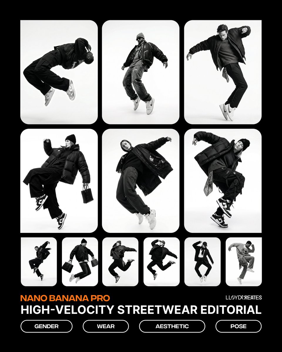 Gravity-Defying Elegance: Monochrome Motion