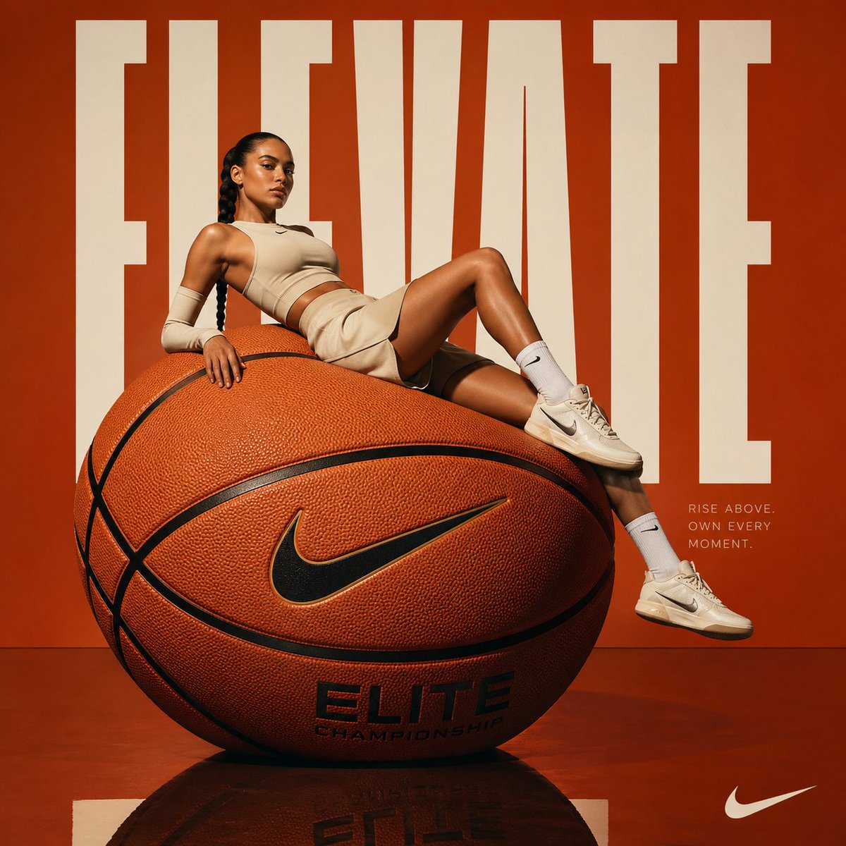 Sculptural Elegance in Sports Fashion