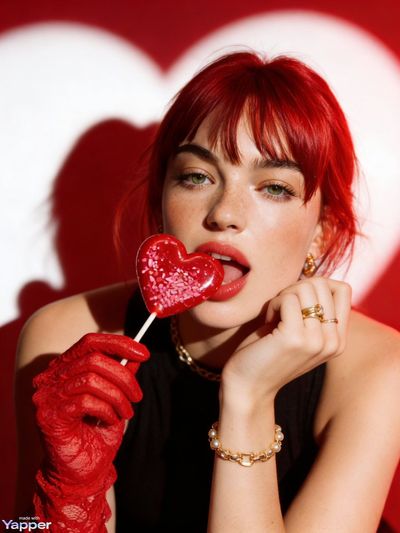 Red Hot Romance: A Cinematic Valentine Photoshoot