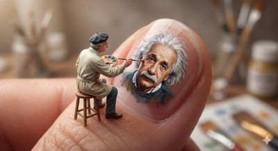Artistry in Miniature: A Fingernail Canvas