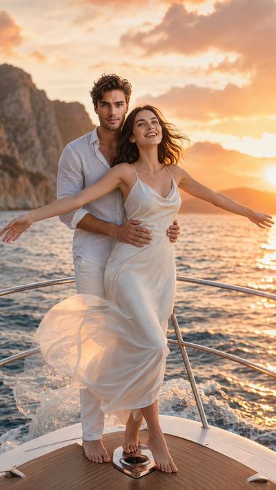 Intimate Moments on Luxury Waves