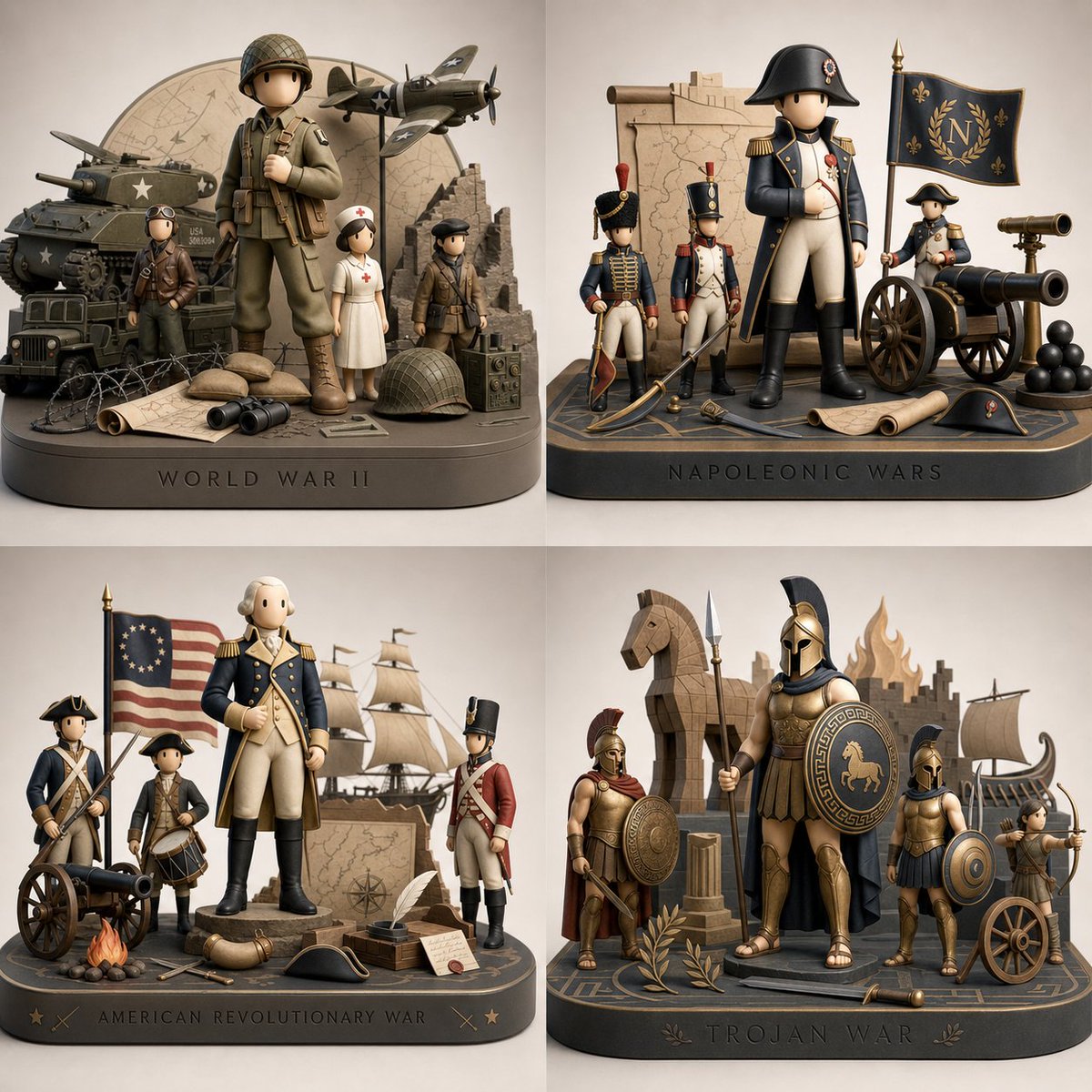 Iconic Battlefields: A Designer Toy Tribute
