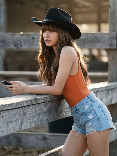 Golden Hour Country-Chic Portrait
