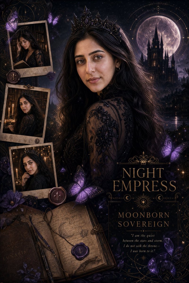 Night Empress: A Cinematic Fantasy Collage
