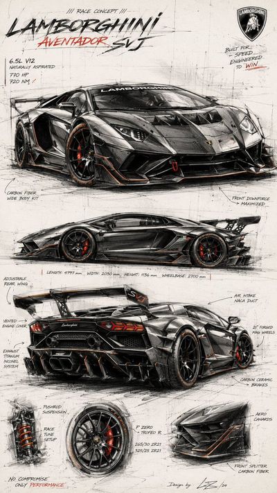 High-Octane Sketch: A Racer's Dream Unleashed