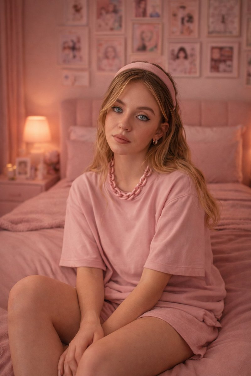 Elegant in Pink: A Dreamy Portrait