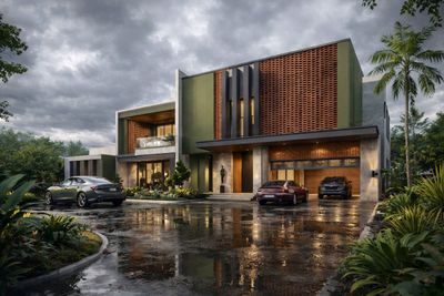 Tropical Luxury Villa: A Photorealistic Vision