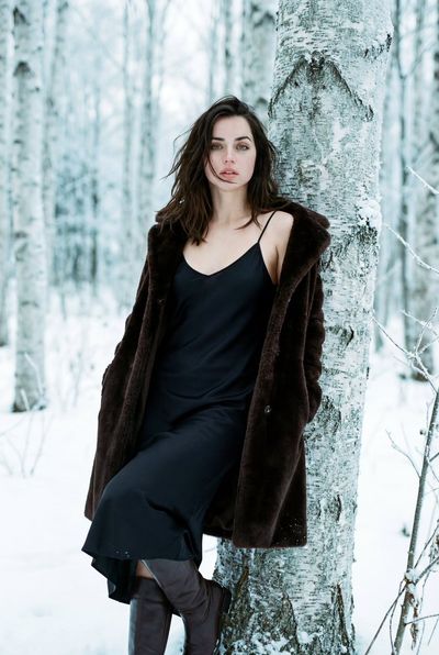 Ana in a Winter Dreamscape