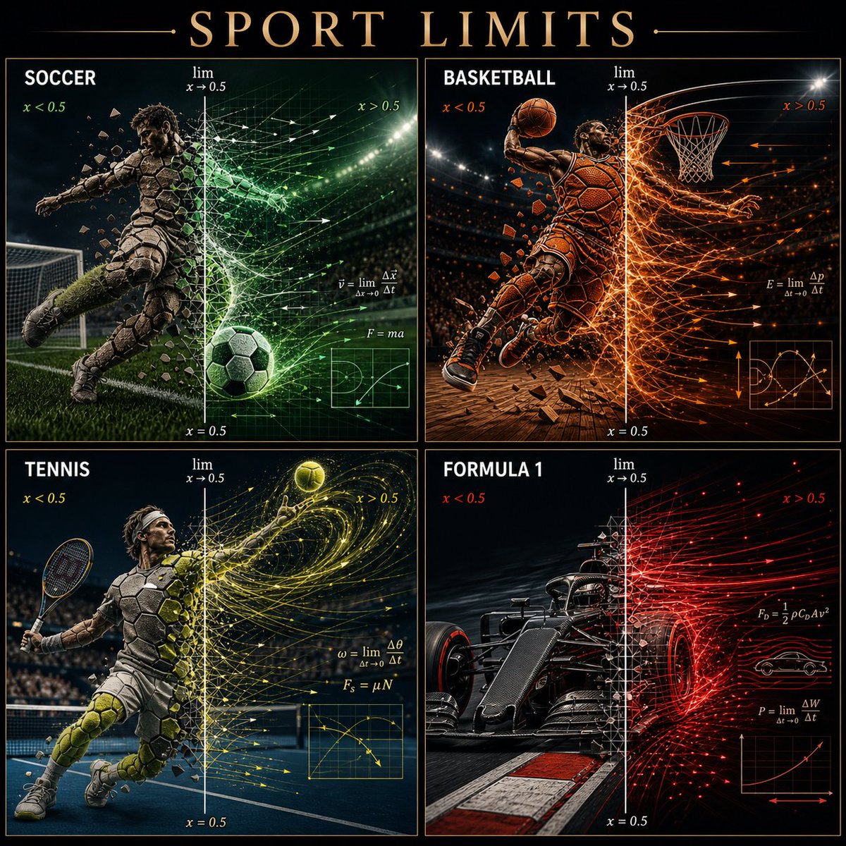 Sport Limits: Material to Motion in Four Dynamic Panels