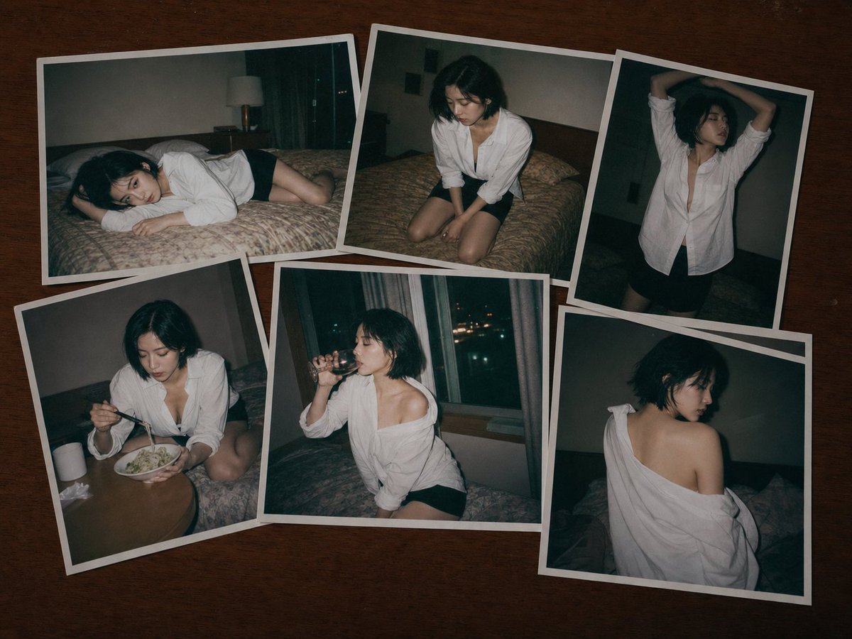Scattered Nighttime Snapshots of Solitude