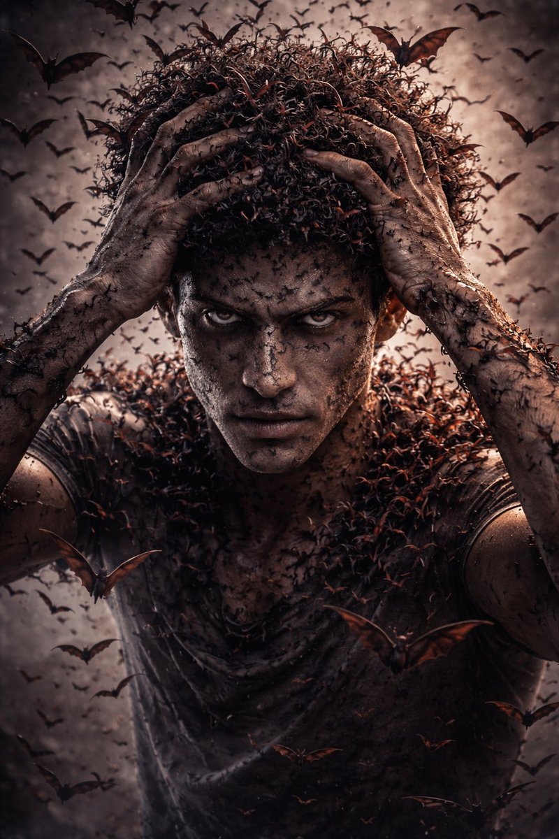 Tormented Whispers: A Dark Fantasy Portrait