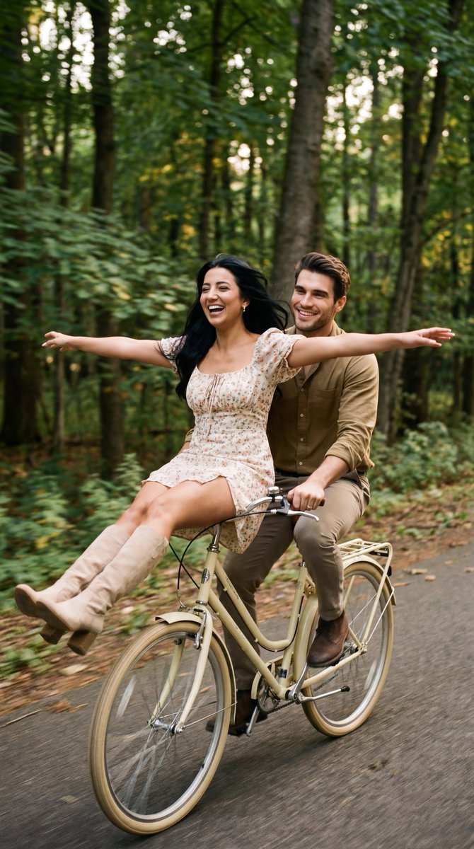 Vintage Romance on Two Wheels