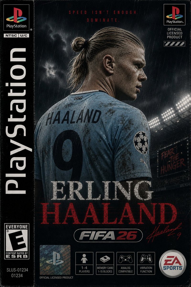 Retro Glory: Haaland's Dark Soccer Saga