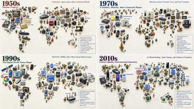 Invention Origins Emerge as a World Map of Pinned Objects